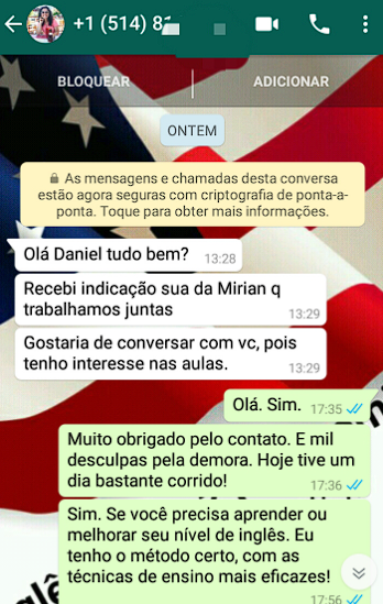 Depoimento WhatsApp 1